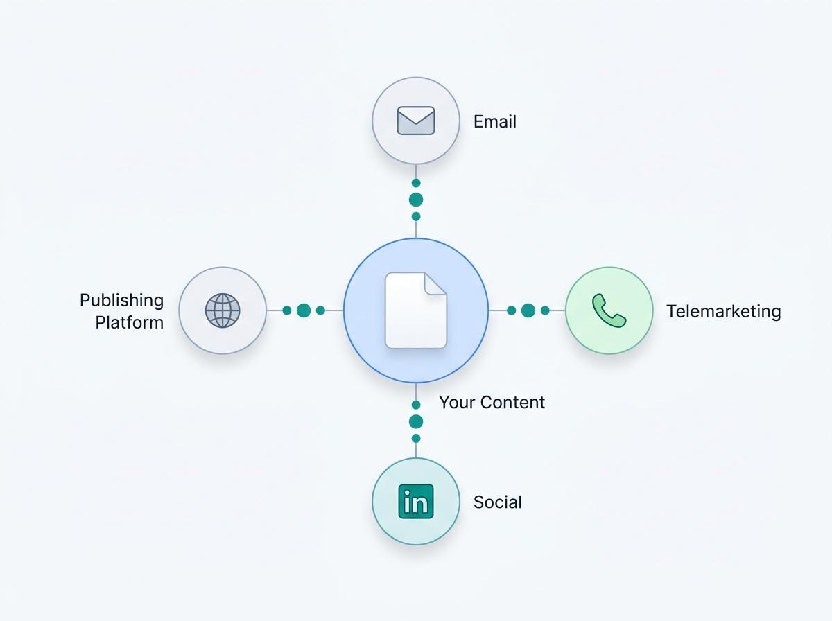 Multi-channel content syndication and demand generation